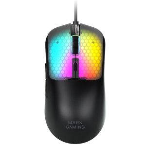 Ratón gaming mars gaming mm-viper/ hasta 12800 dpi